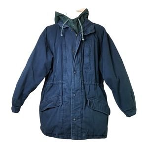 Men's Parka Authentic County Seat Outerwear Jacket size M medium Hood RN 61825